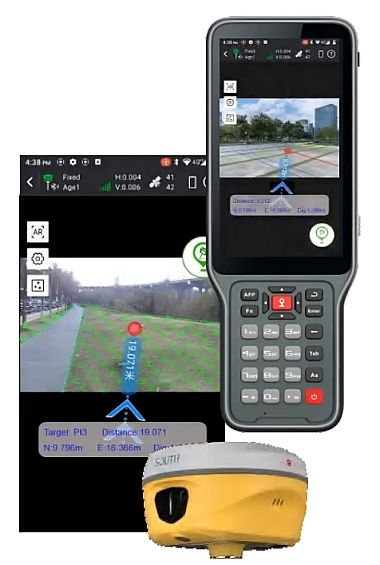 2 встроенные камеры: AR разбивка CAD и фотограмметрия