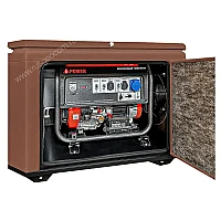 Генератор A-iPower A9000EAX в тихом зимнем кожухе 1200 RAL 8017